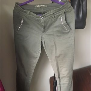 Army Green skinny jeans